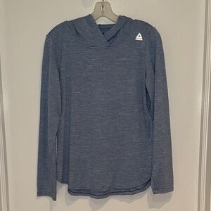 Reebok Heathered Blue Hoodie